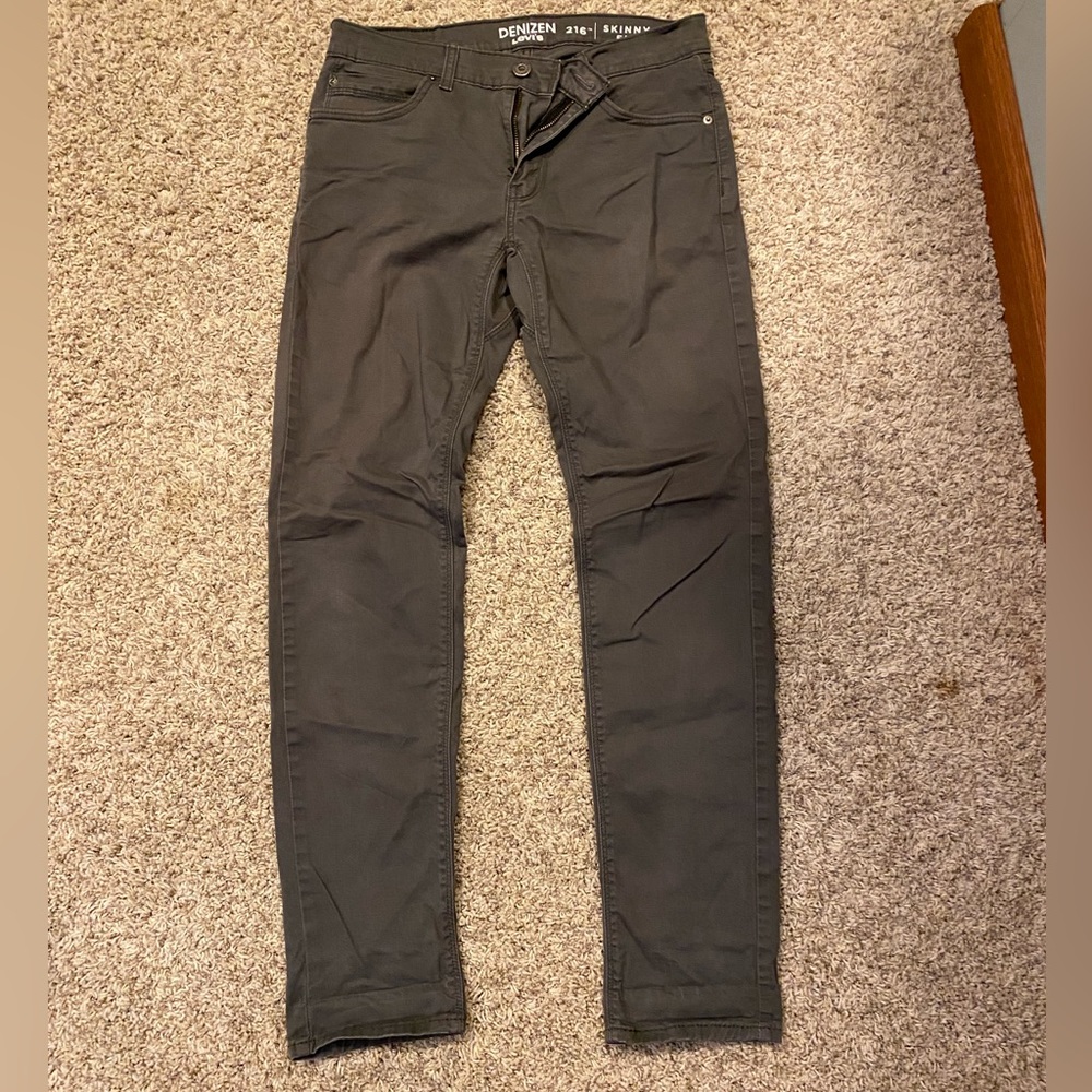 Levi Mens Denizen skinny fit jeans